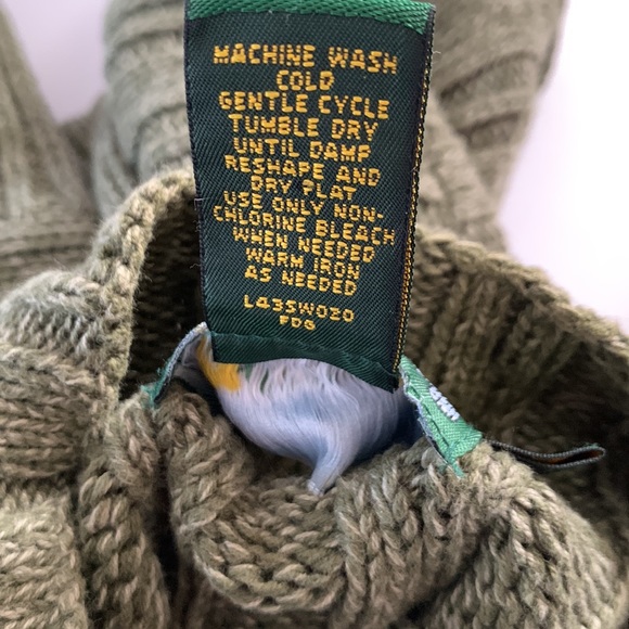 Cabela’s Woman XL Cable Knit 3/4 Zip Cotton Sweater - Picture 8 of 8